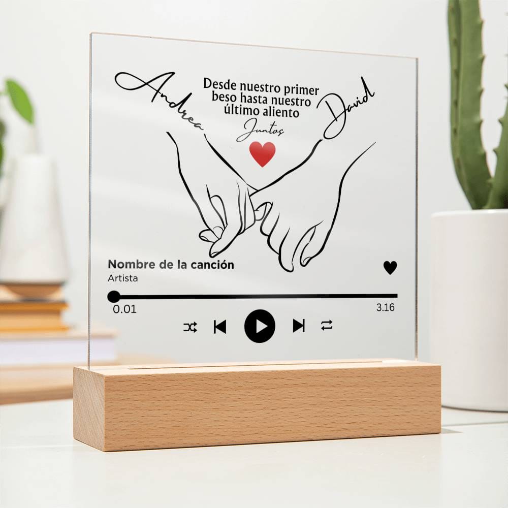 Regalo Para Novia/Esposa | Desde Nuestro Primer Bes | Placa acrílica