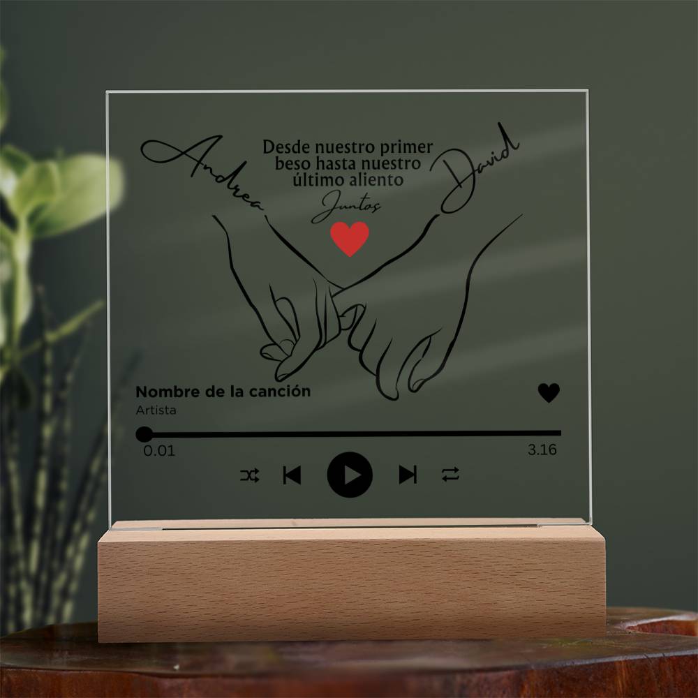 Regalo Para Novia/Esposa | Desde Nuestro Primer Bes | Placa acrílica