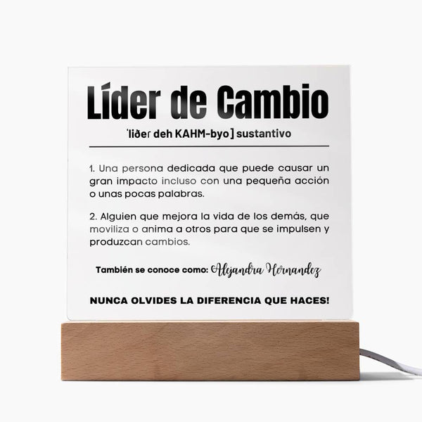 Líder De Cambio - PAC115