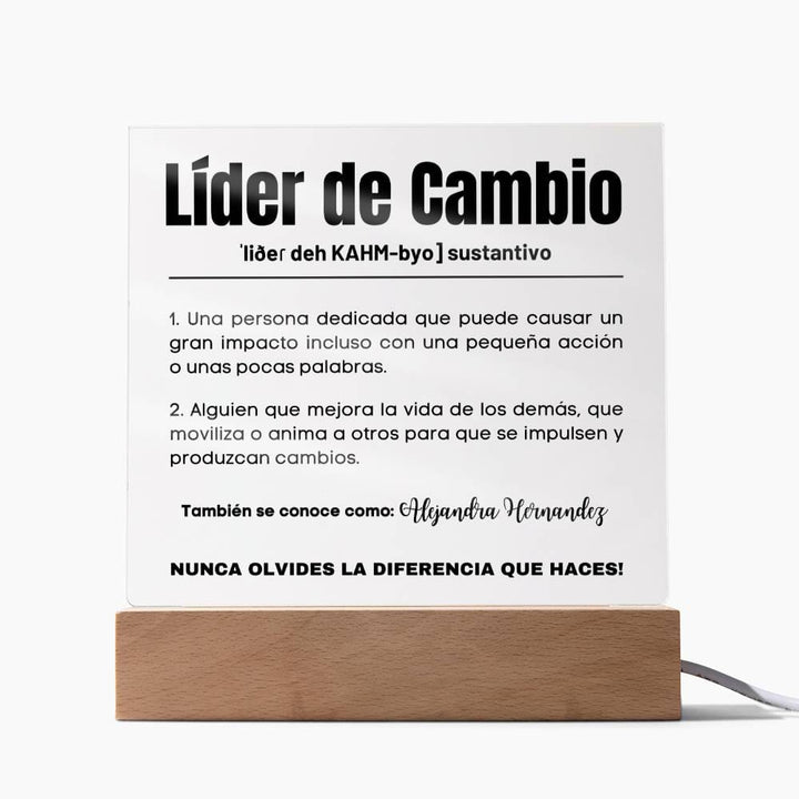 Líder De Cambio - PAC115