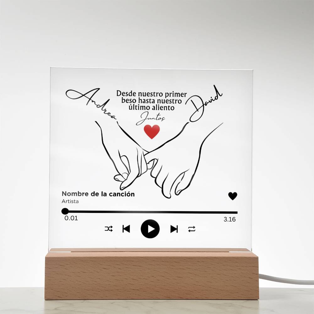 Regalo Para Novia/Esposa | Desde Nuestro Primer Bes | Placa acrílica