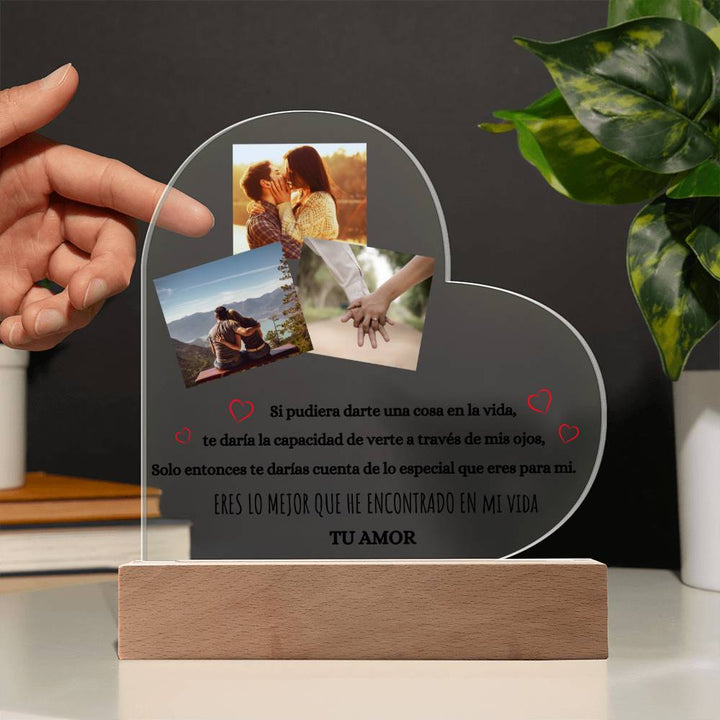 Regalo Para Novia/Esposa | Eres Lo Mejor Que He Encontrado | Acrílico con Corazón