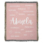Manta Tejida Personalizada abuela
