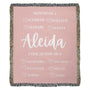 Manta Tejida Personalizada Aleida