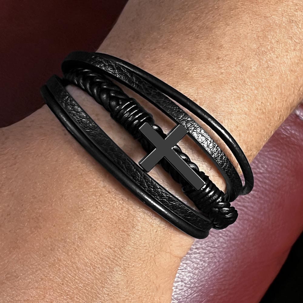 Regalo Para Novio/Esposo | Siempre Contigo | Pulsera Cruzada