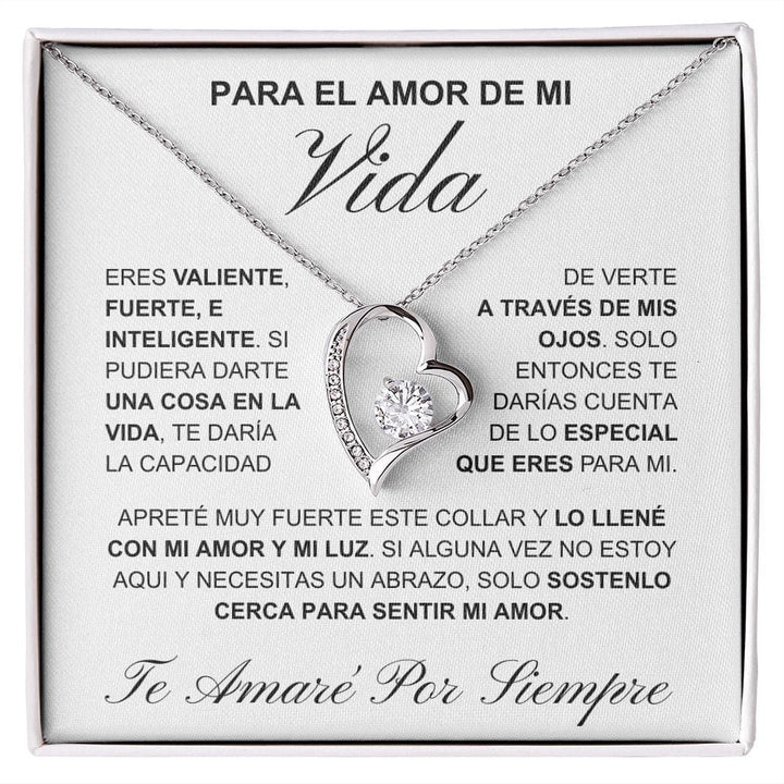 Regalo Para Novia/Esposa | Eres valiente  | Collar Amor para siempre