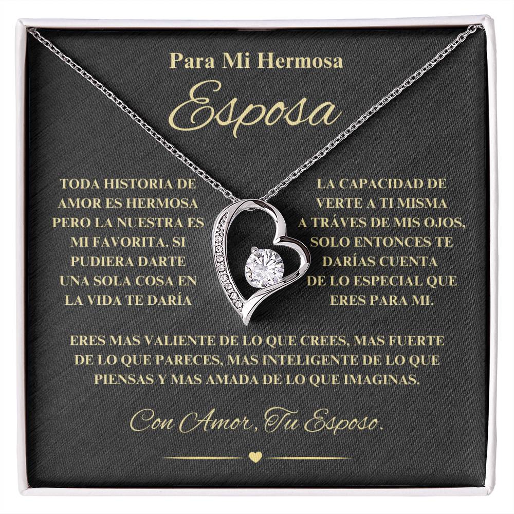 Regalo Para Novia/Esposa | Historia de Amor | Collar Amor para siempre