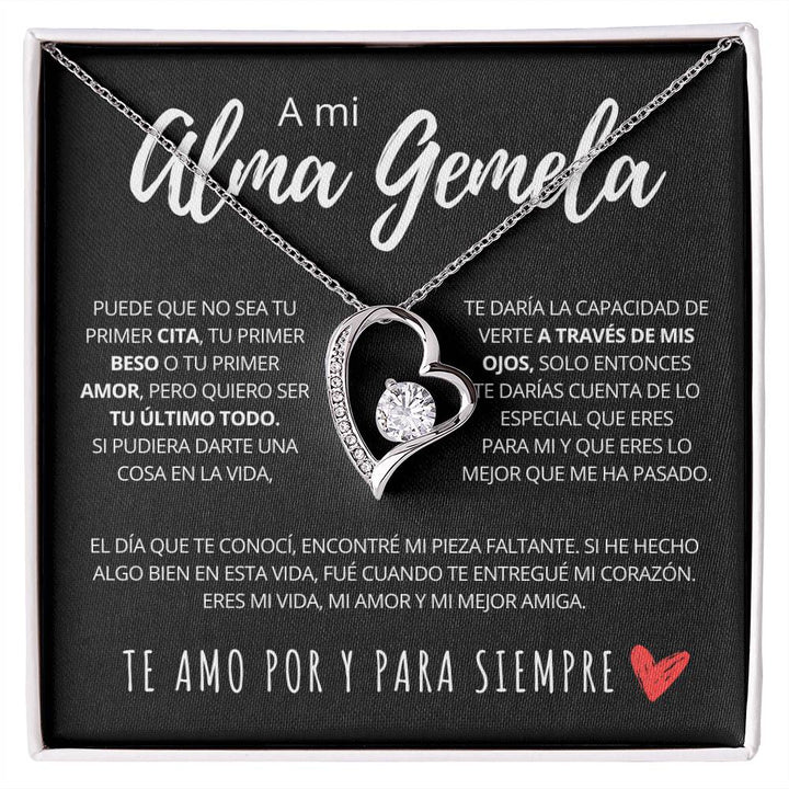 Regalo Para Novia/Esposa | siempre contigo | Collar Amor para siempre