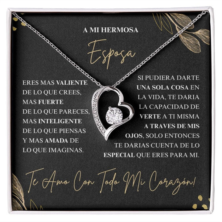 Regalo Para Esposa | Te Amo | Collar Amor para siempre
