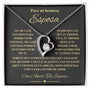 Regalo Para Esposa | Contigo | Collar Amor para siempre