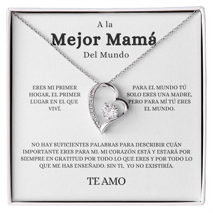 Regalo Para Mama | La mas importante | Collar de nudo de amor