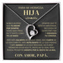 Regalo para hija | Todo lo que tengo | Collar Amor eterno