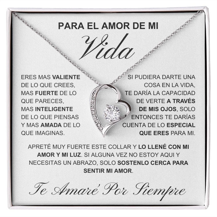 Regalo Para Novia/Esposa | PROMOCIÓN NAVIDAD | Collar Amor para siempre y Aretes de Zirconia Cúbica