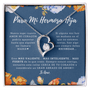 Regalo para hija | Mi razón de vivir | Collar Amor eterno