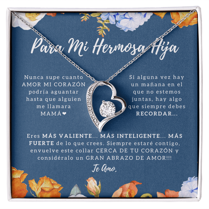 Regalo para hija | Mi razón de vivir | Collar Amor eterno