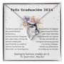 Regalo Para Hija | Graduación - Un futuro brillante te espera | Collar con Corazón
