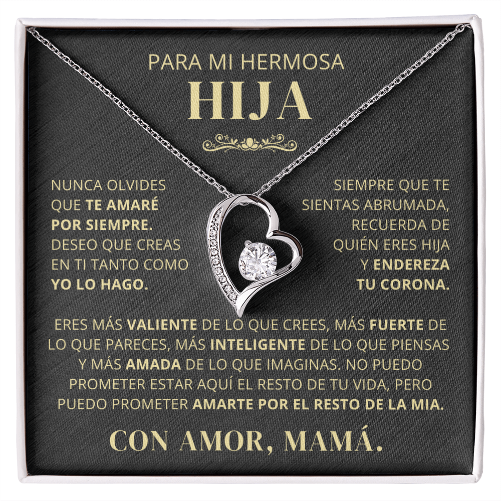 Regalo Para Hija | Eres mi orgullo | Collar de amor eterno – De Mamá