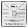 Regalo Para Nieta/ Novia/ Esposa | Amor especial | Collar Amor para siempre