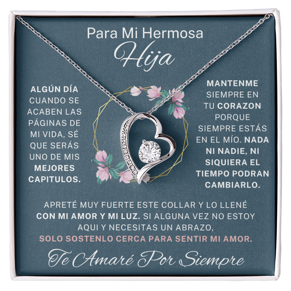 Regalo para hija | Un amor para siempre | Collar Amor eterno