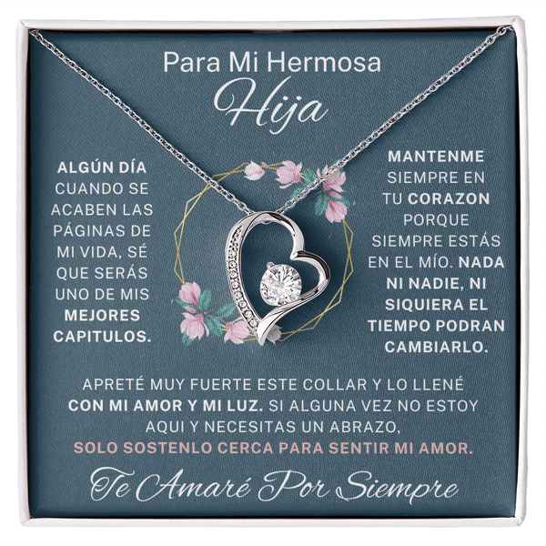 Regalo para hija | Un amor para siempre | Collar Amor eterno