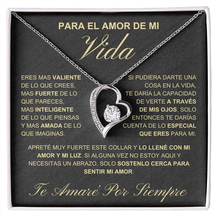 Regalo Para Novia/Esposa | Amada | Collar Amor para siempre