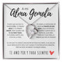 Regalo Para Novia/Esposa | A Mi Alma Gemela | Collar Amor para siempre