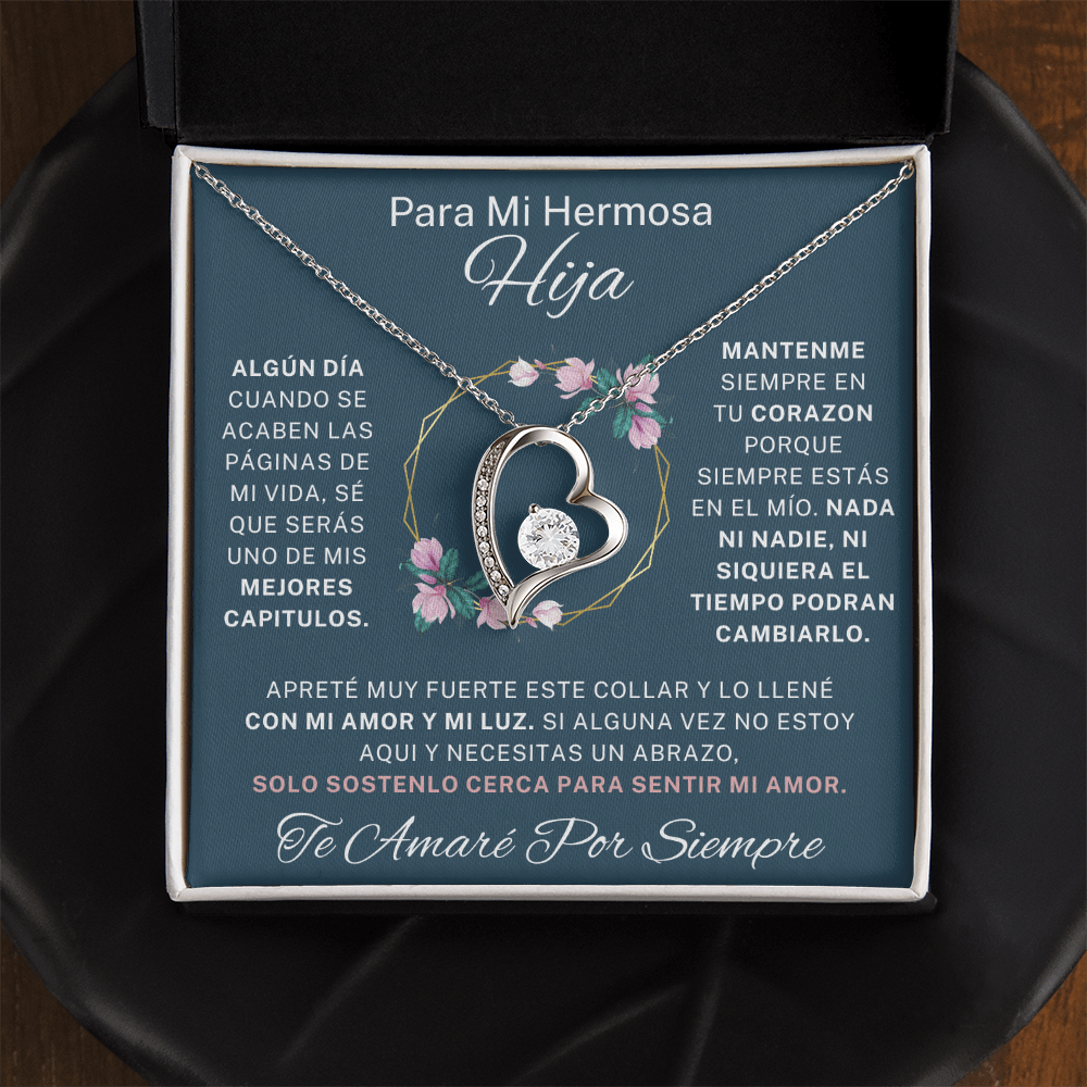 Regalo para hija | Un amor para siempre | Collar Amor eterno