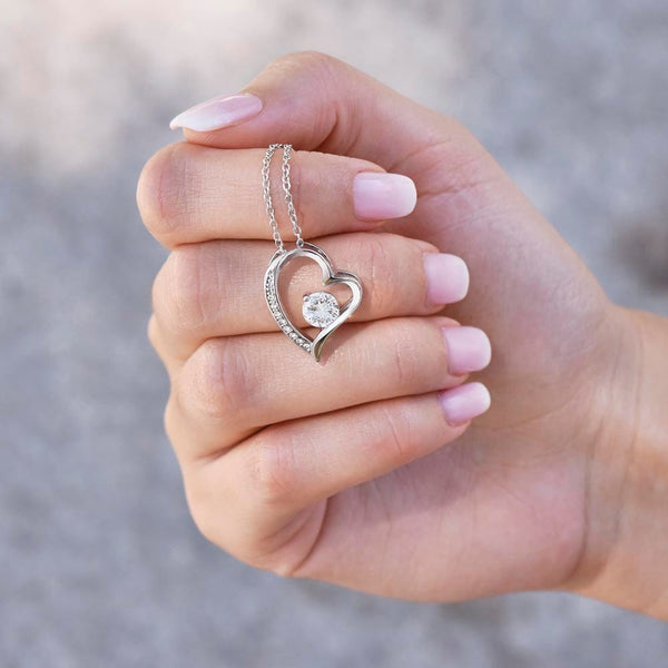 Regalo para hija | Siempre en mi corazón | Collar Amor eterno