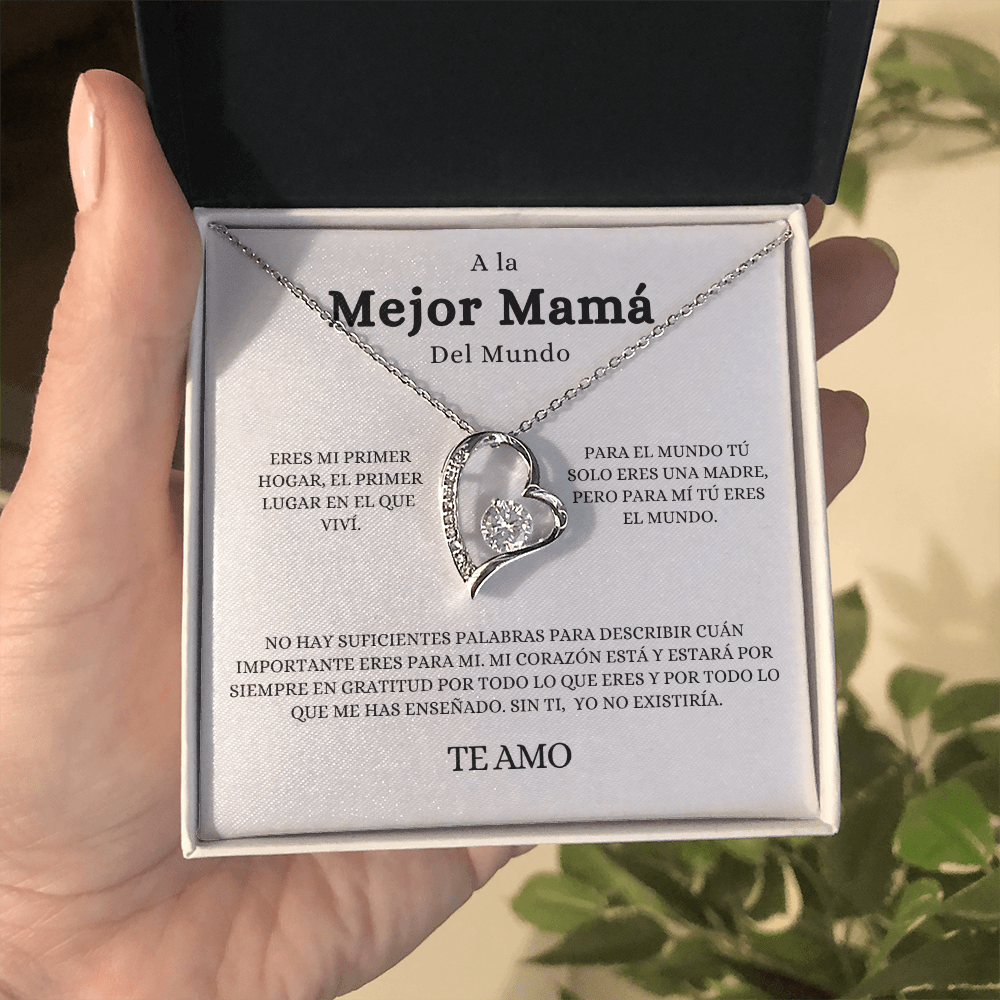 Regalo Para Mama | La mas importante | Collar de nudo de amor