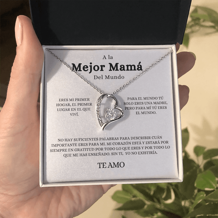 Regalo Para Mama | La mas importante | Collar de nudo de amor