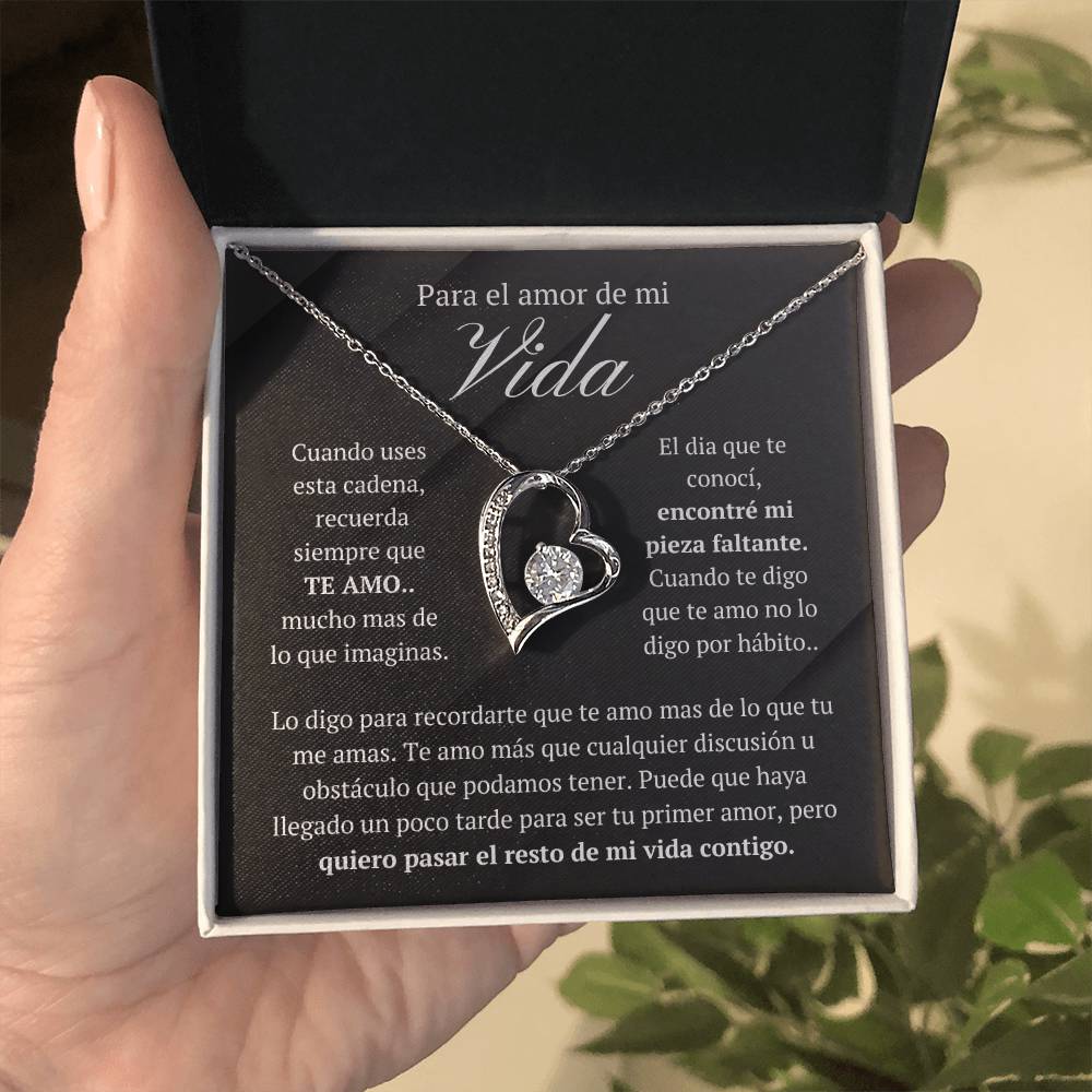 Regalo Para Novia/Esposa | Te Amo | Collar Amor para siempre
