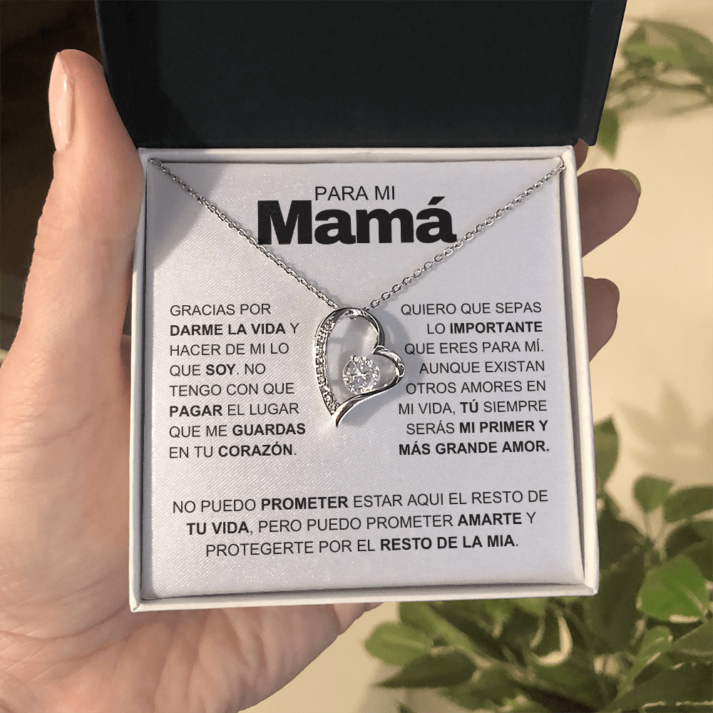 Regalo Para Madre | En tu corazón | Collar Cadena Para Siempre