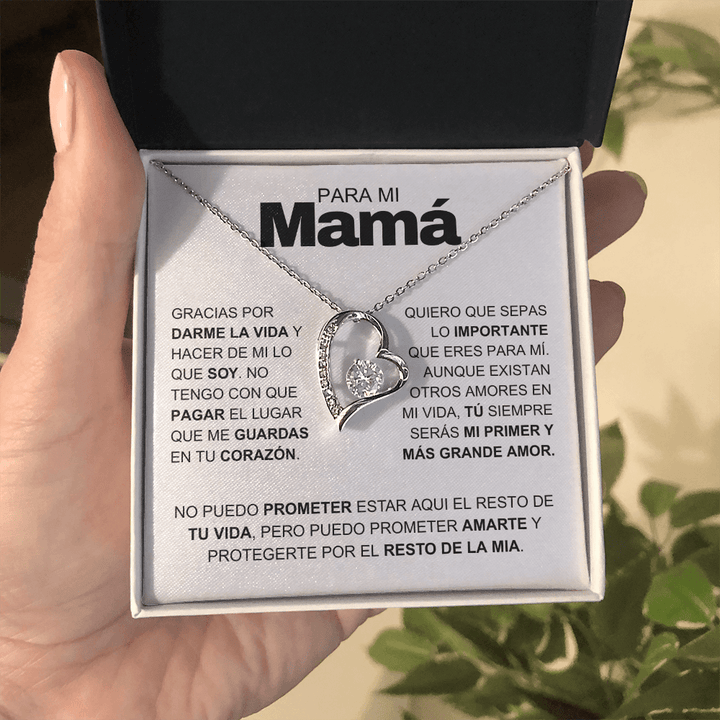 Regalo Para Madre | En tu corazón | Collar Cadena Para Siempre