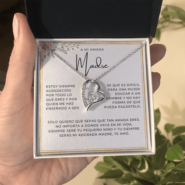 Regalo Para Madre | Te Amo | Collar Cadena Para Siempre