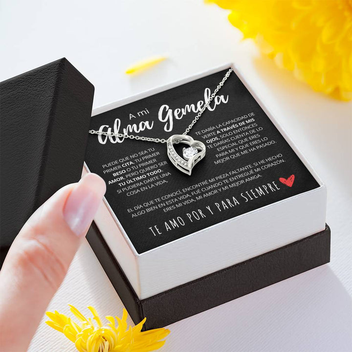Regalo Para Novia/Esposa | siempre contigo | Collar Amor para siempre