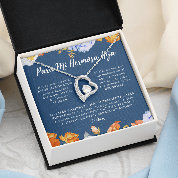 Regalo para hija | Mi razón de vivir | Collar Amor eterno