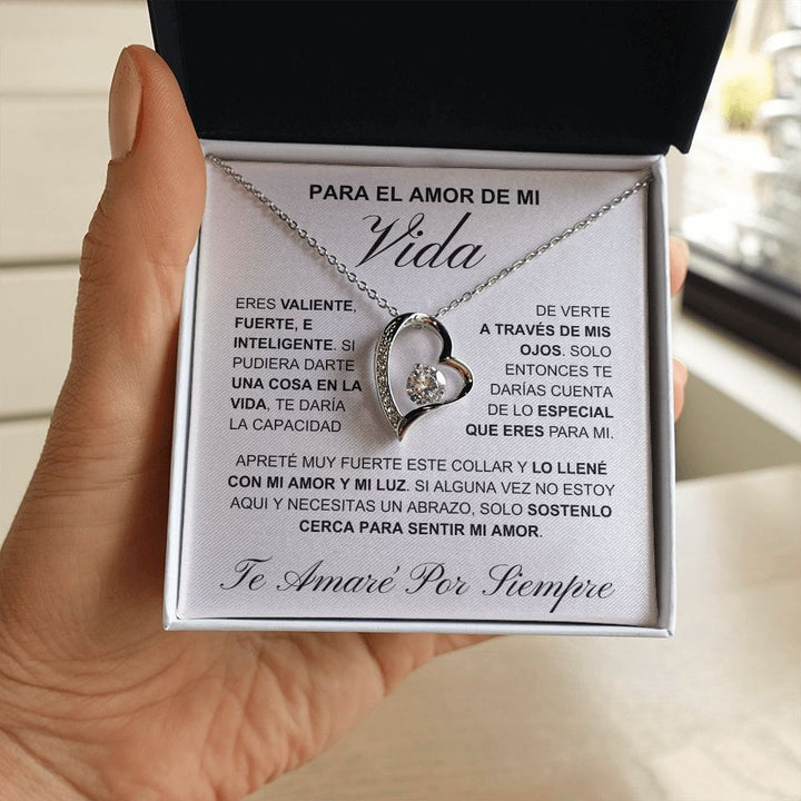 Regalo Para Novia/Esposa | Eres valiente  | Collar Amor para siempre