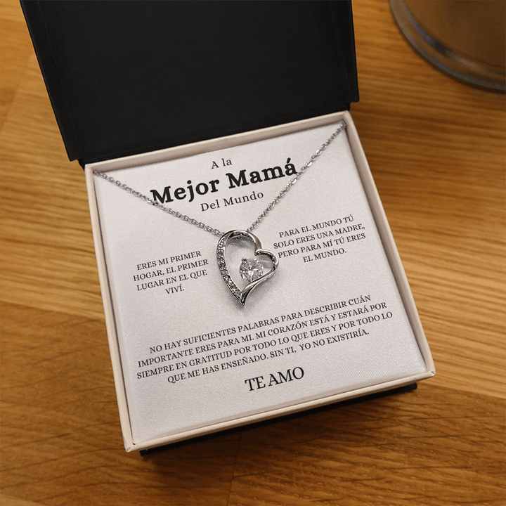 Regalo Para Mama | La mas importante | Collar de nudo de amor