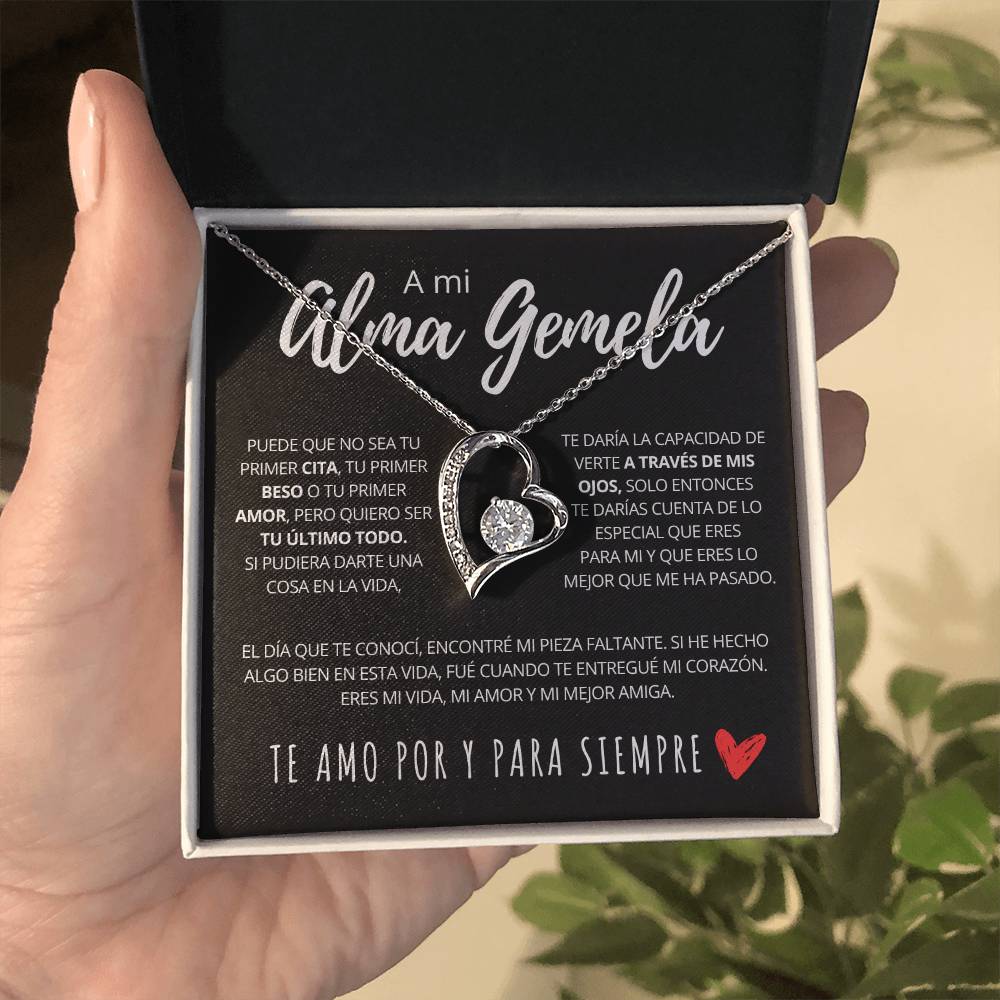 Regalo Para Novia/Esposa | siempre contigo | Collar Amor para siempre