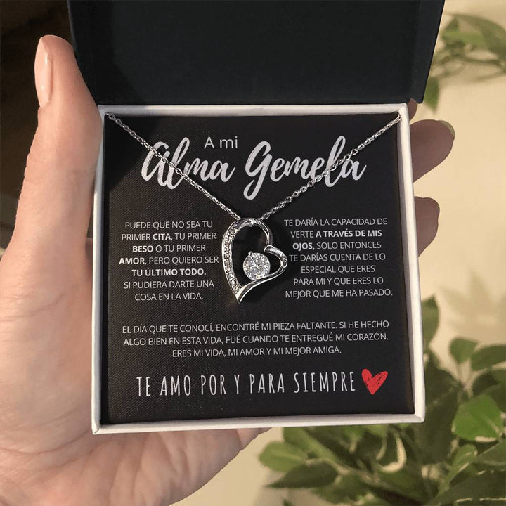 Regalo Para Novia/Esposa | siempre contigo | Collar Amor para siempre