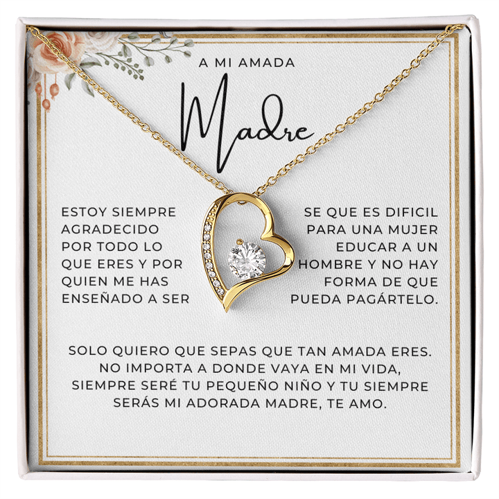 Regalo Para Madre | Te Amo | Collar Cadena Para Siempre