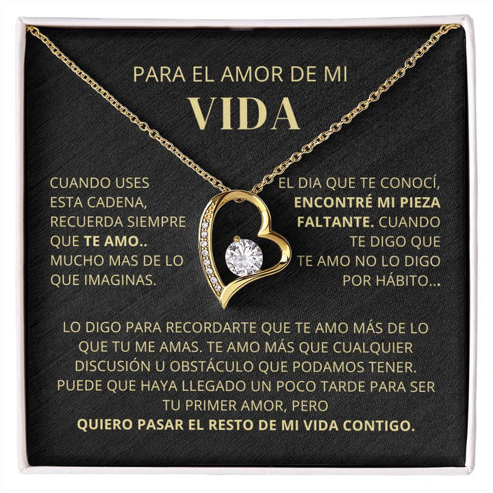 Regalo Para Novia/Esposa | Mi Pieza Faltante  | Collar Amor para siempre