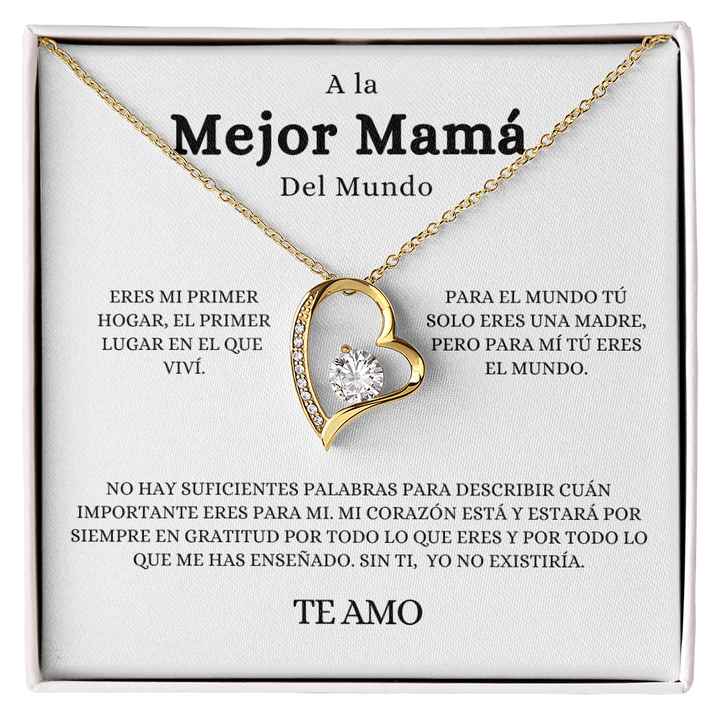Regalo Para Mama | La mas importante | Collar de nudo de amor