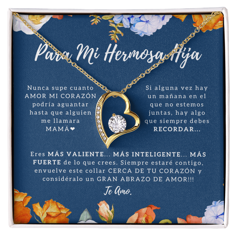 Regalo para hija | Mi razón de vivir | Collar Amor eterno