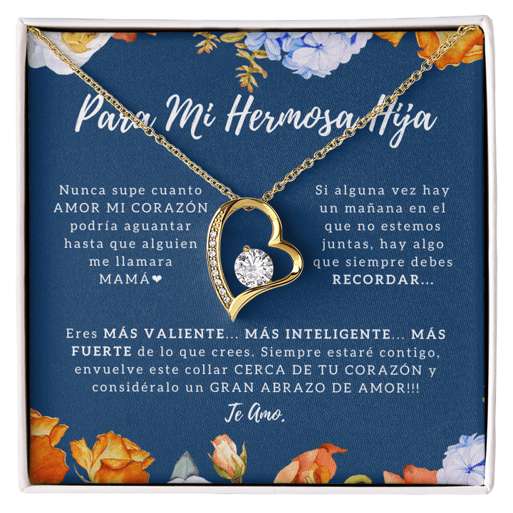 Regalo para hija | Mi razón de vivir | Collar Amor eterno