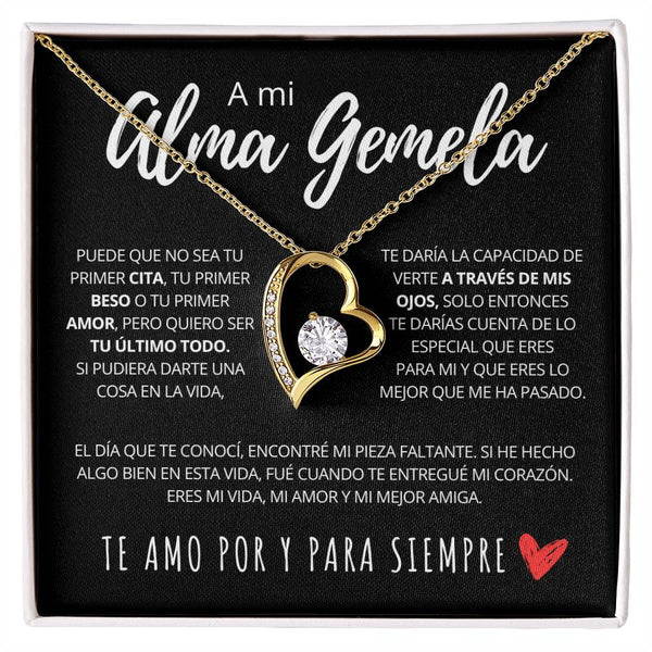 Regalo Para Novia/Esposa | siempre contigo | Collar Amor para siempre