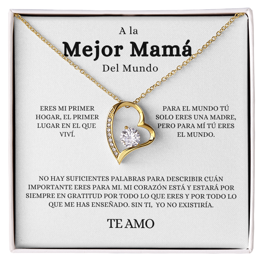 Regalo Para Mama | La mas importante | Collar de nudo de amor