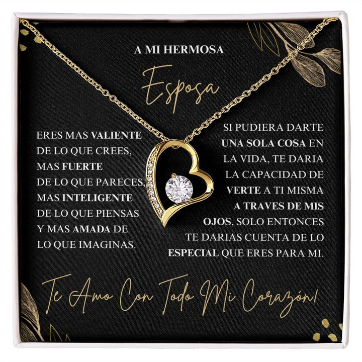Regalo Para Esposa | Te Amo | Collar Amor para siempre