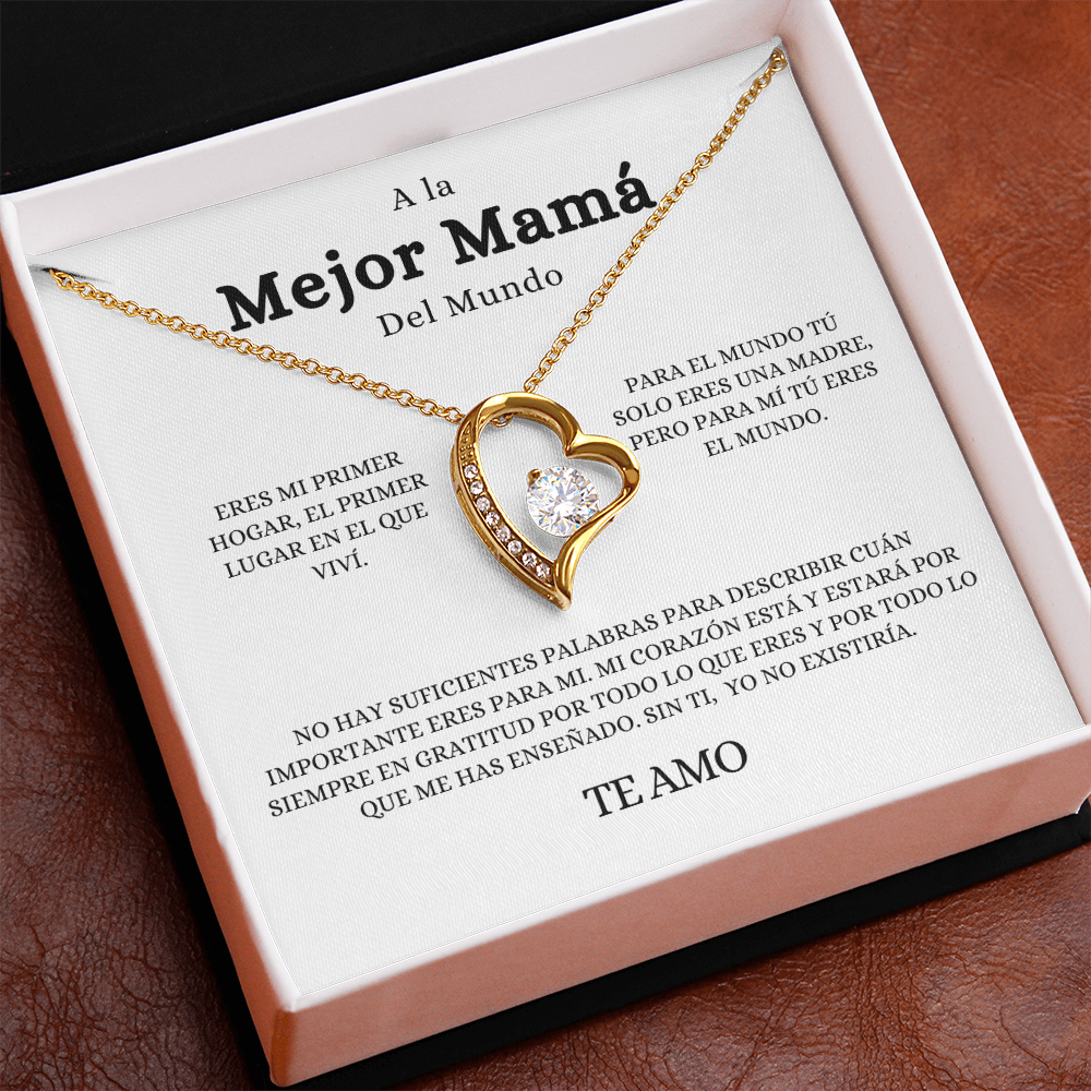 Regalo Para Mama | La mas importante | Collar de nudo de amor