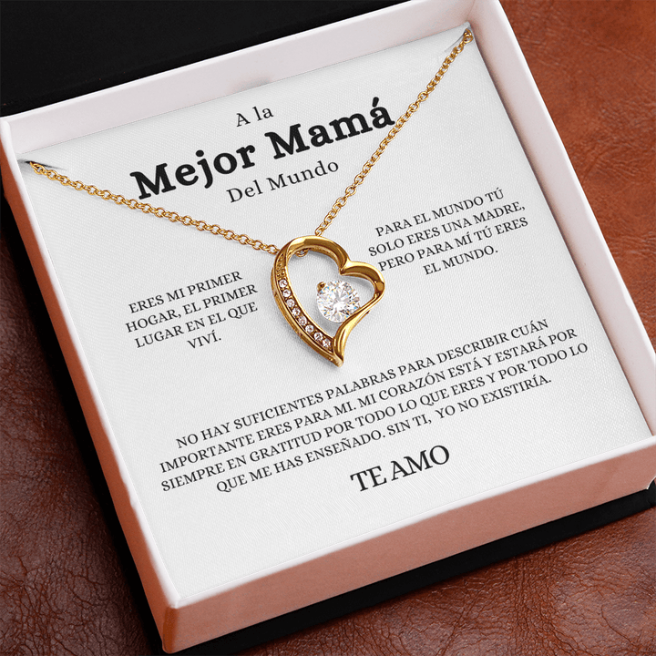 Regalo Para Mama | La mas importante | Collar de nudo de amor
